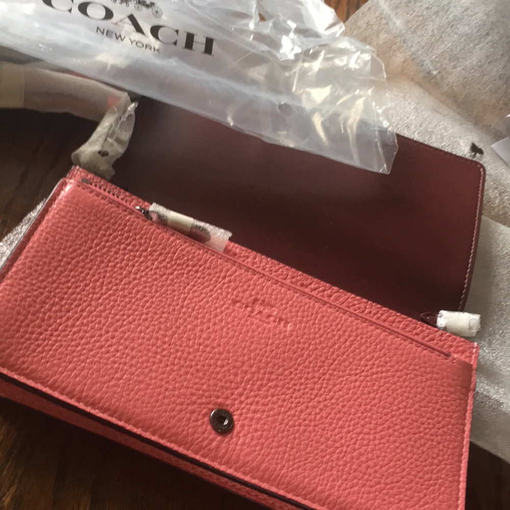 Cross body Mini Coach watermelon 8”x5”